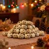 Антикварная фигурка тыквы с призрачным лицом, Хэллоуин, украшение для дома, сада, микроландшафта, изделие ручной работы из смолы