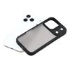 For iPhone 17 Pro Case Shockproof TPU+PC Phone Back Cover with Metal Buttons