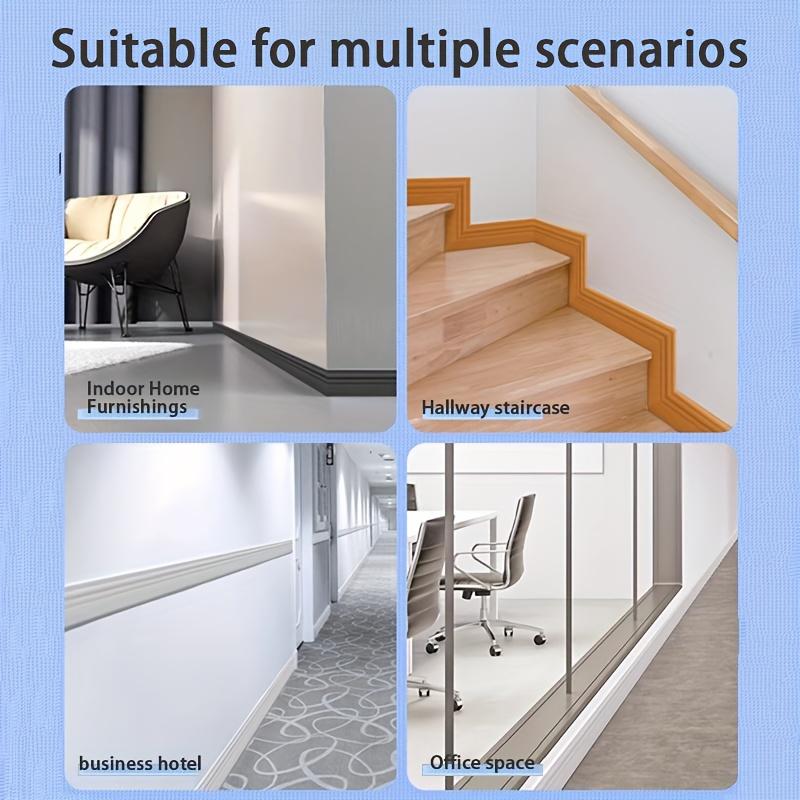 3M/Рулон NBR Бордюрная Линия Наклейка на Стену Самоклеящаяся Линия Талии Плинтус для Домашнего Декора Противоударный