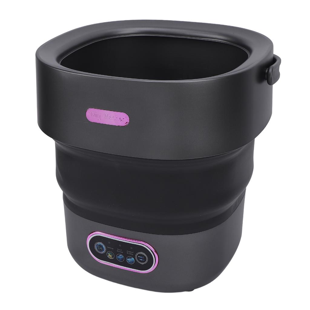 13L Foldable Clothing Washer with Drain Hose Full Automatic Mini Laundry Machine for Apartment