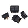 1PC Universal Car Electric Power Window Switch Lifter Controller Control Window 5 Pins Regulator Switch Accessories Pushbutton Switches 3