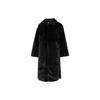 Women Faux Fur Long Jacket (Asia Sizing) Black Women Streetwear DQ6839-010