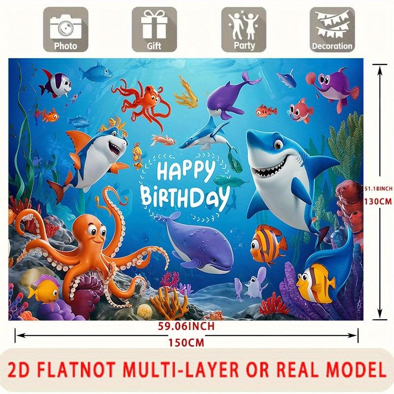 Under The Sea Wall Backdrop 1pc - Home Party Decor