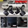 Set Mud Flaps For Chevrolet Suburban 1500 LTZ 2009 - 2014 W/O Z71 Package Splash Guards Mudguards Mudflaps 2010 2011 2012 2013