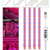 1/2/3/4 головки 30 см светодиодные лампы полного спектра для выращивания растений с автоматическим таймером и функцией регулировки яркости для комнатных растений, теплиц, рассады