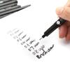 9Pcs/Set Black Pigma Liner Pen Drawing Fiber Needles Fineliner  Waterpfoof Brush Pen Sketch Pen For Designer Architect Artist Comics Office