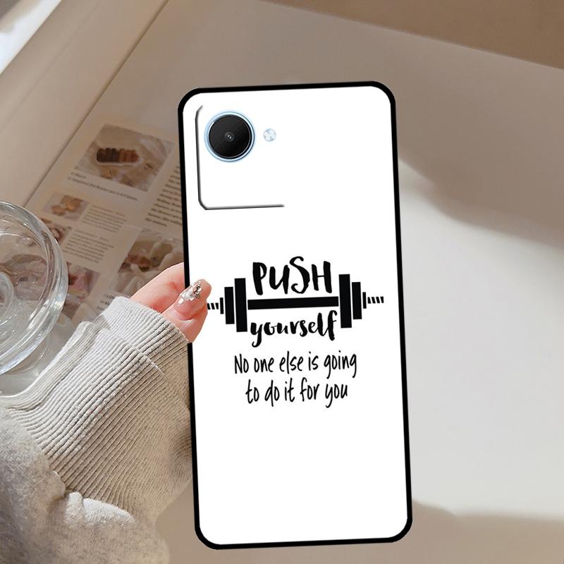 Фитнес Тренировка Тренажерный зал Для Realme C67 C75 C61 C55 C53 C51 C21Y C25S GT 7 Pro 5 6 GT 6T 10 11 12 13 14 Pro Plus Чехол