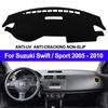 Чехол на приборную панель автомобиля, коврик для защиты от солнца для Suzuki Swift/Sport 2005 2006 2007 2008 2009 2010