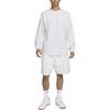 Nike SS23 Однотонная повседневная толстовка с круглым вырезом, мужская толстовка белого цвета DX0885-051
