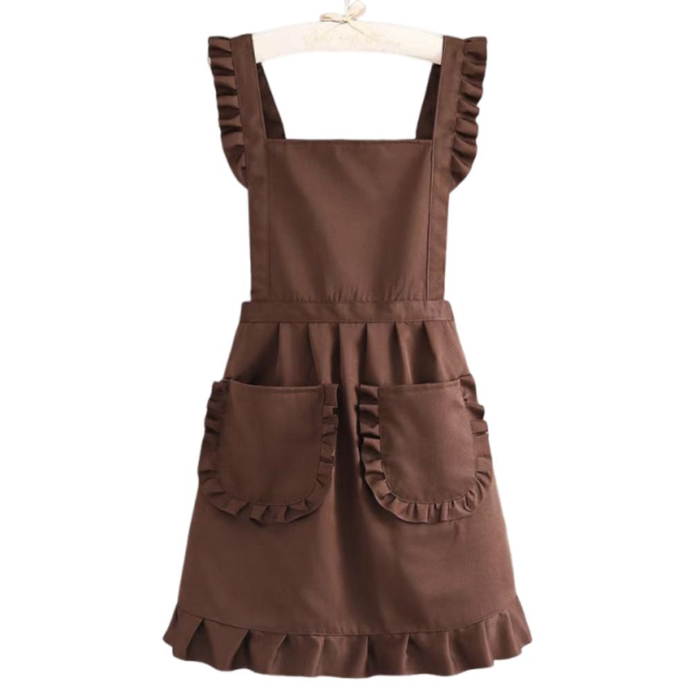 Cute Korean Style Apron Simple Waiter Sleeveless Apron Nail Shop Apron Kitchen