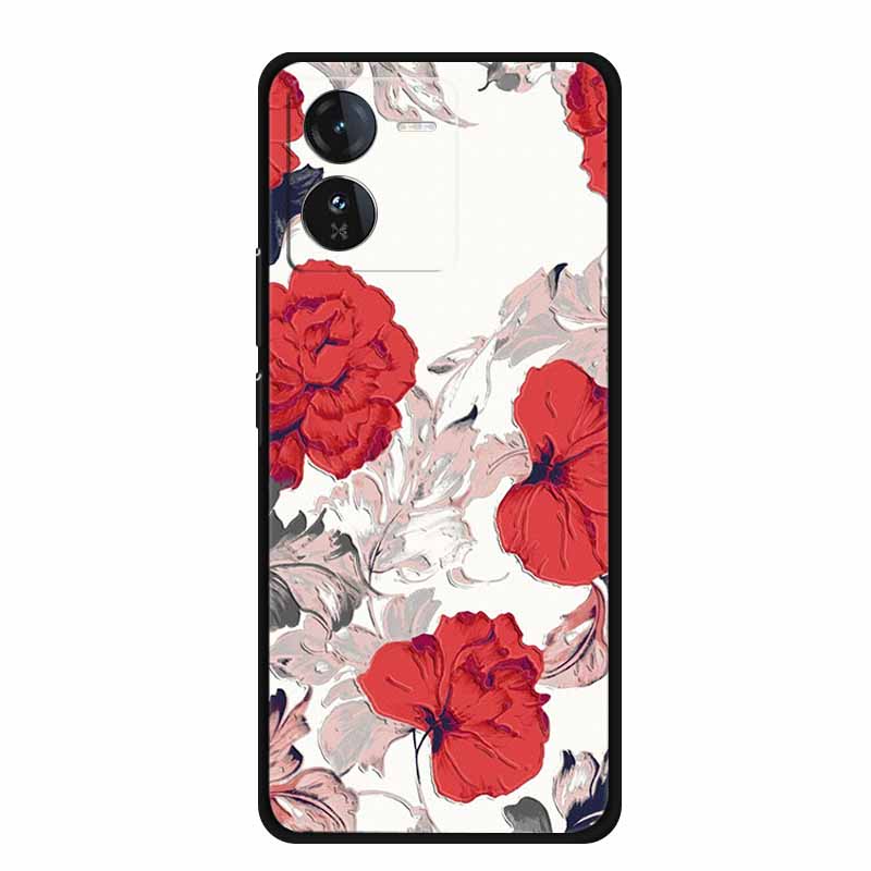 3D Тисненый Чехол Для Vivo iQOO Z9 x Чехол Для Телефона Ударопрочный Черный Силикон Мягкая Задняя Крышка Для Vivo iQOO Z9x Y37 Pro Чехол Z 9 x Capa