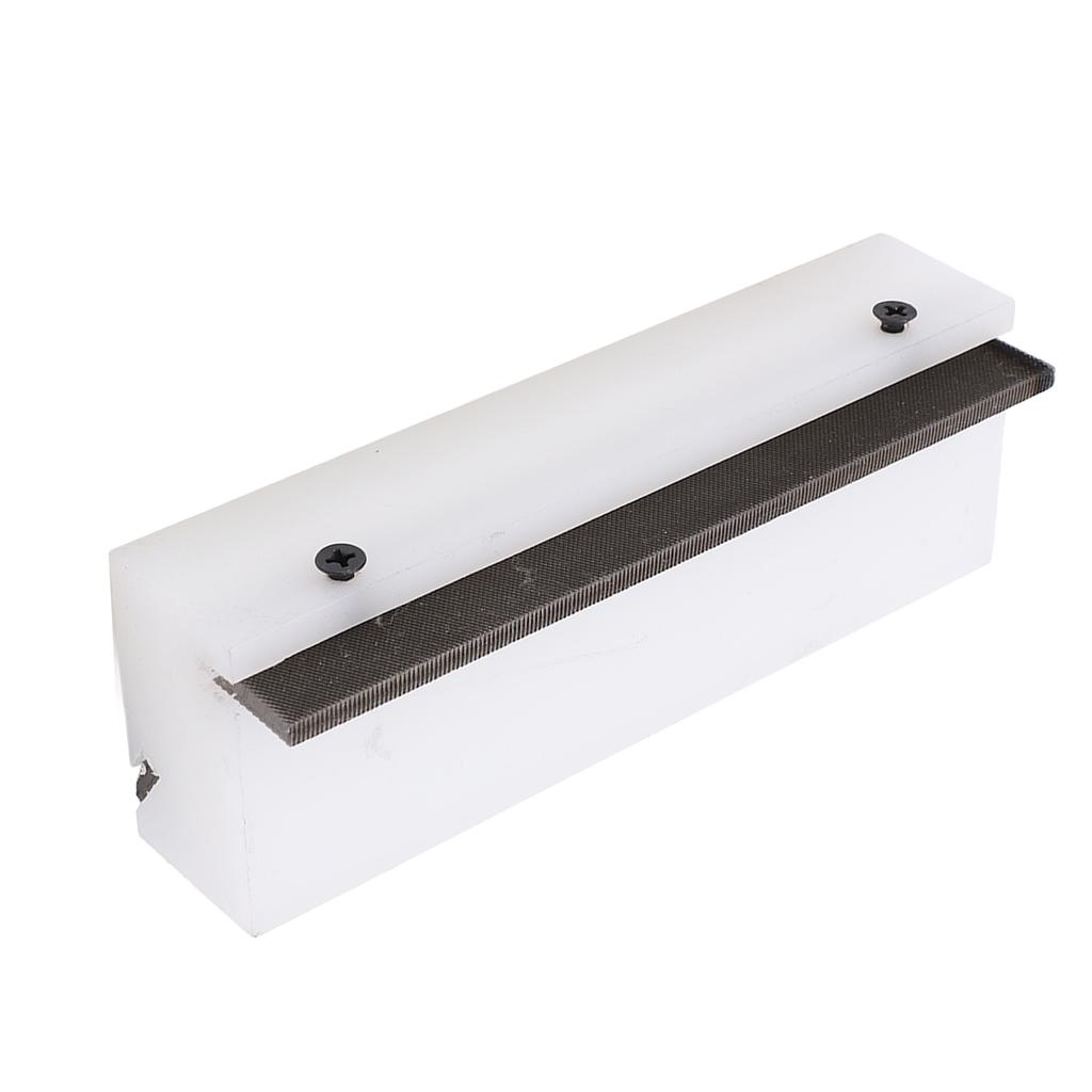 Инструмент для шлифовки ладов гитары Пластик Металл Высокая эффективность Полировка ладов Скос Напильник для баса банджо