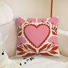 love flower fashion  cushion cover Pillow Case Plush Fabric Soft Double Sided Print Sofa Cushion Cover Throw Pillow Covers