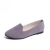 Women Flats  Colourful Suede Women Loafers Ballet Pointed Toe Flats Ladies Shoes Loafers