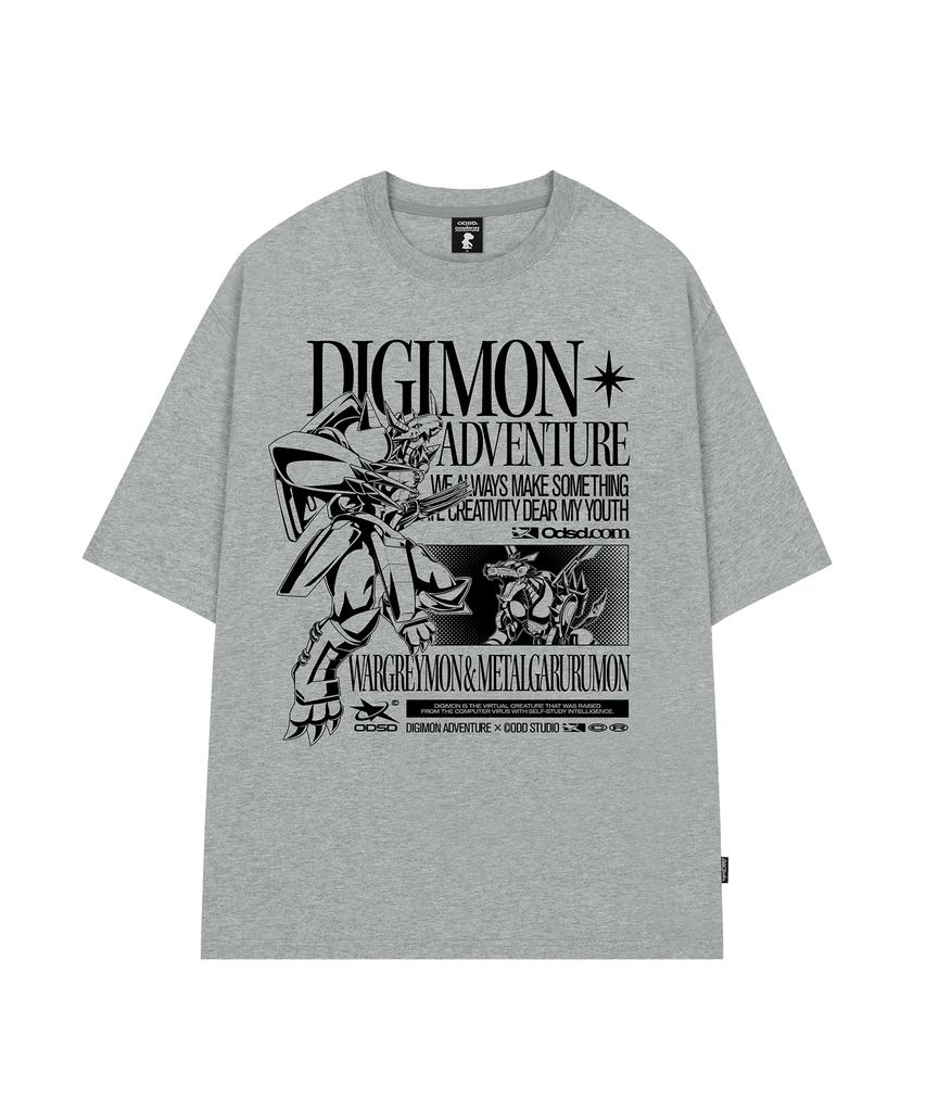 ODDSTUDIO [Digimon Adventure] Mega Stage Digimon Overfit T-Shirt - 3 Colors