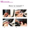 lcbn4 2Pcs Led Emblem Car Door Light Luces Projector Lamps Accessories For SEAT MK1 2005 2006 FR  Alhambra Leon
