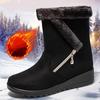 Winter Women Boots Casual Snow Boots Woman Non Slip Warm Ankle Boots Ladies Platform Outdoor Shoes Comfort Zip Female Boots