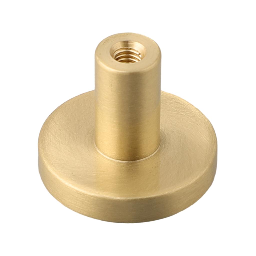 Rust Free and Anti Oxidation Golden Brass Drawer Handles Round Cupboard Pulls Long Lasting Beauty for Your Furniture