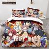 Новый комплект постельного белья Fairy Tail для мальчиков и девочек в японском стиле, подарок для спальни, односпальная кровать, двуспальная кровать, домашний текстиль, дропшиппинг