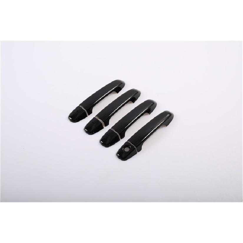 Для Toyota Yaris Vitz XP130 хэтчбек 2012-2017 Глянцевый Черный Хром Автомобильная ручка боковой двери Крышка Накладка Наклейка автомобиля