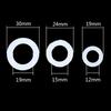10 Pcs 1/2" 3/4" 1" Silicone Gaskets Garden Water Connectors Seal Rings Garden Hose Faucet O-Ring Leakproof Sealing Rings