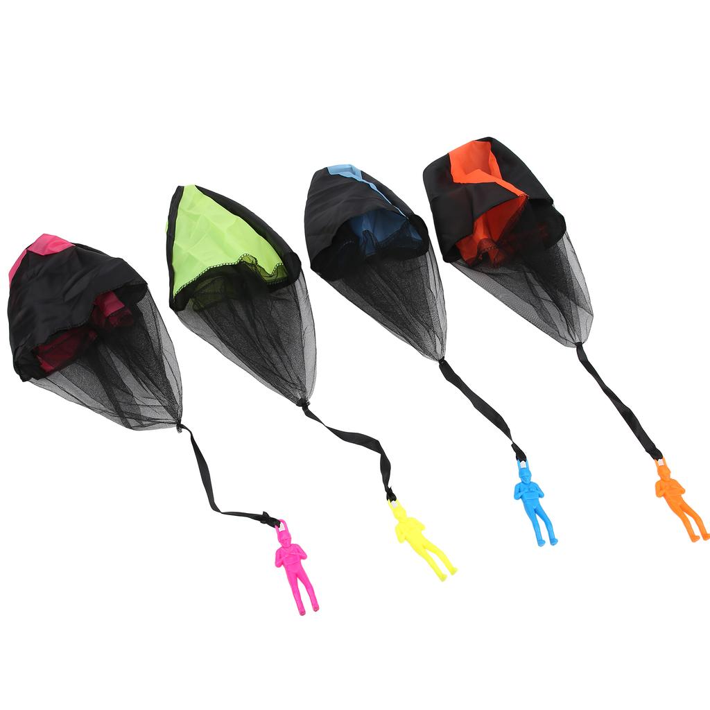 4pcs Hand Throwing Parachute Mini Soldier Sports Game Toy Educational Child Outdoor ToysA Set of