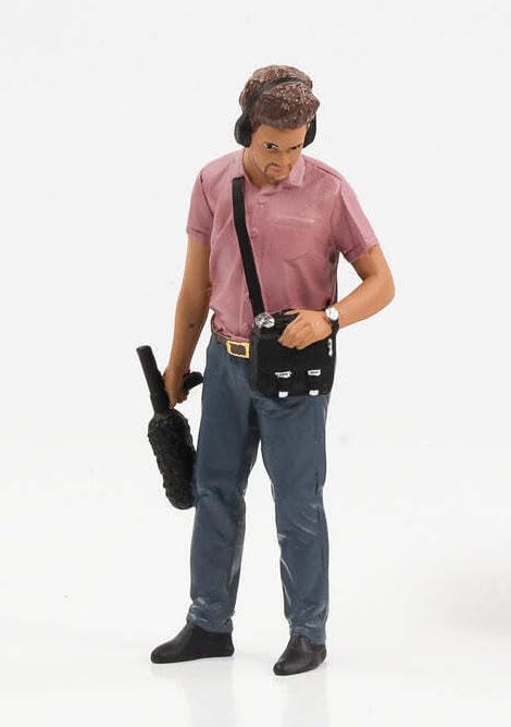 American Diorama Scale Male Assistant Figure 1/18 On-Air (4 Figures) [Used]