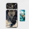 B-Черный Миф Сунь Укун 3D Полное Тело Наклейка-Кожа для iPhone 17/Pro/Pro Max Цветная Задняя Защитная Наклейка