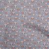 Georgette Viscose Grayish Blue Fabric Owl Sewing Fabric By The Yard Printed Diy Clothing Sewing Supplies 42 Inch
