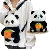 Kawaii Panda плюшевый рюкзак милый плюшевый кукла животное женская сумка через плечо меховая мягкая сумка для путешествий вечеринка женский подарок на день рождения
