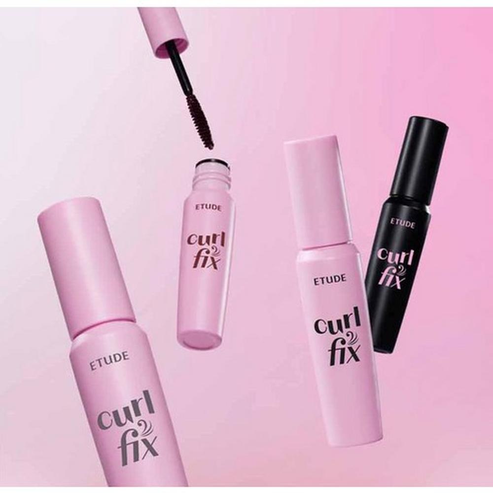 Etude Тушь для фиксации завивки Мини 4 г Коричневая, Корейская
