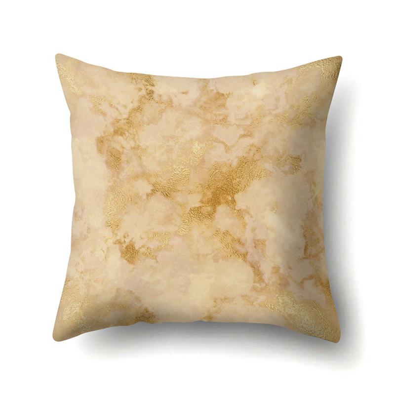 Polyester Pillow Case Automobile Decoration Home Printed Pillow Case Waist Cushion Cover Car Cushion Head Cushion Cover