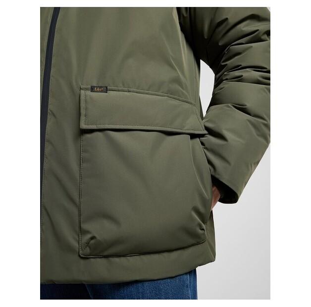 Куртка зимняя Lee HOODED SHORT PUFFER JACKET