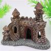 Polyresin Tower Castle Aquarium Ornament Fish Tank Decoration Accessories