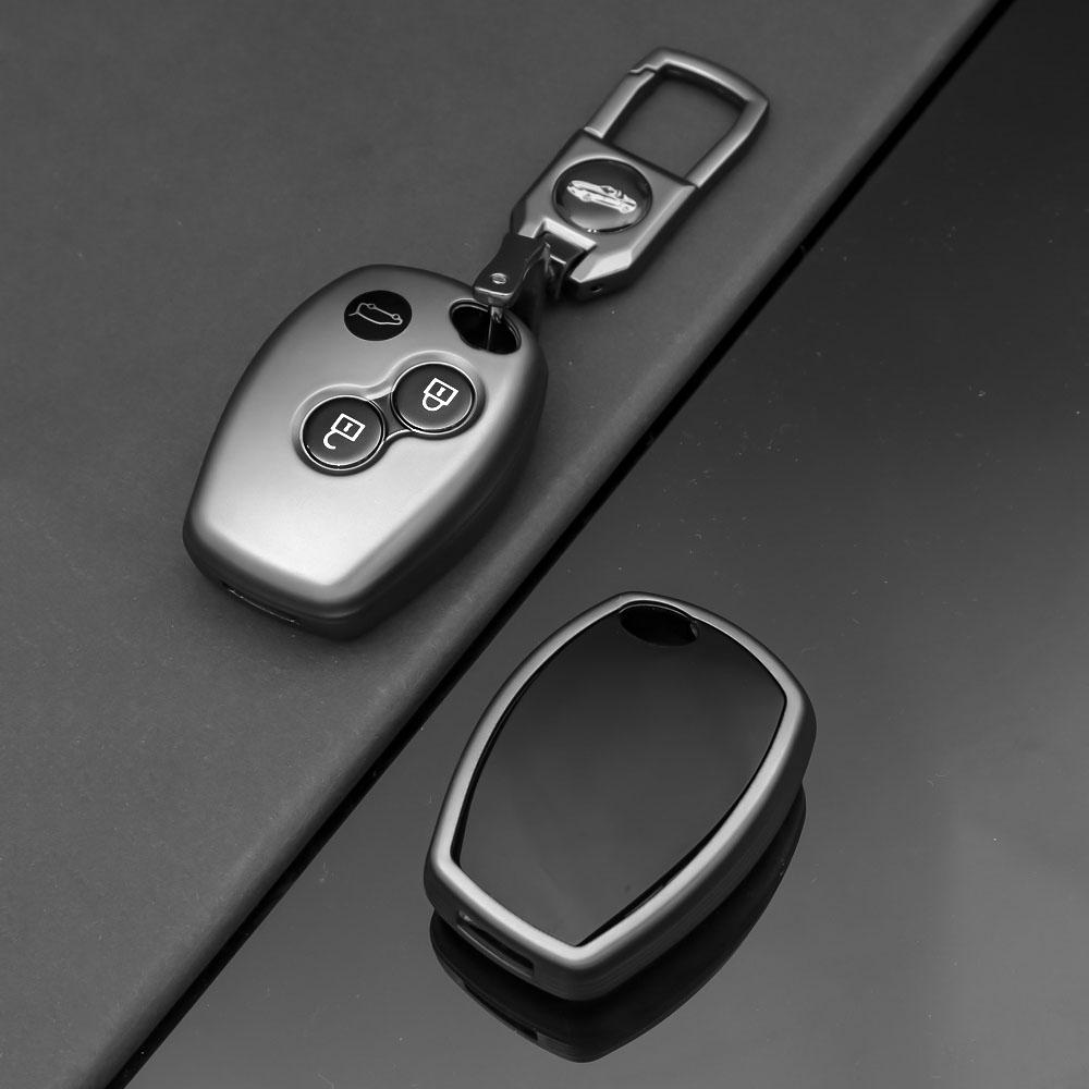 Чехол для ключей из ТПУ, брелок для Renault Megane Duster Modus Espace Laguna Logan для DACIA Sandero Fluence Clio Kango 2 3 кнопки