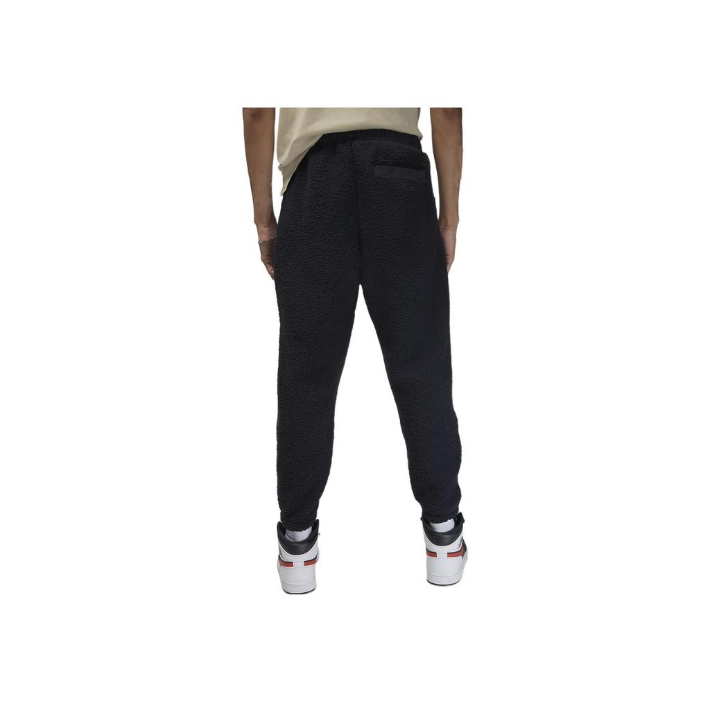 Jordan Logo Embroidered Drawstring Elastic Waist Casual Pants Men Bottoms Black DV1570-010