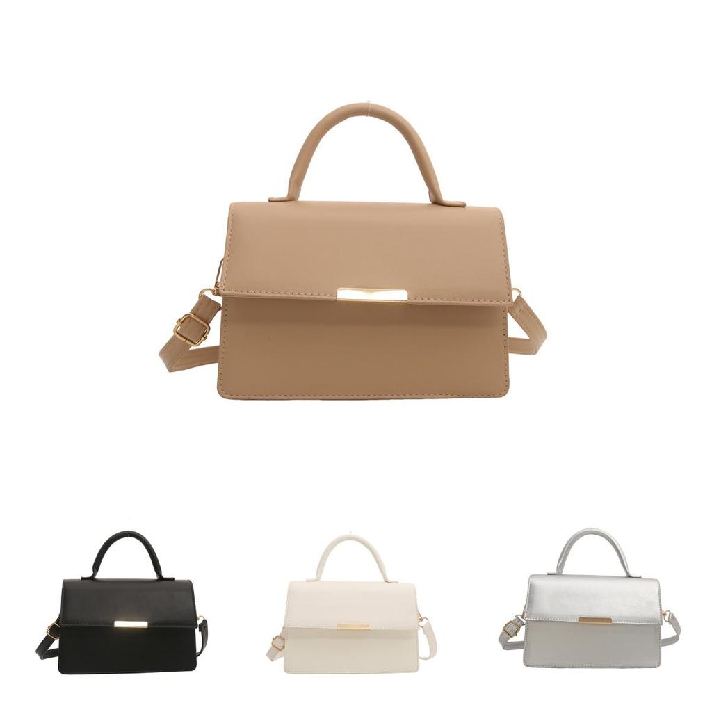 Chic Urban Style Pu Leather Handbag For Women 2024 Trendy Summer Shoulder Bag