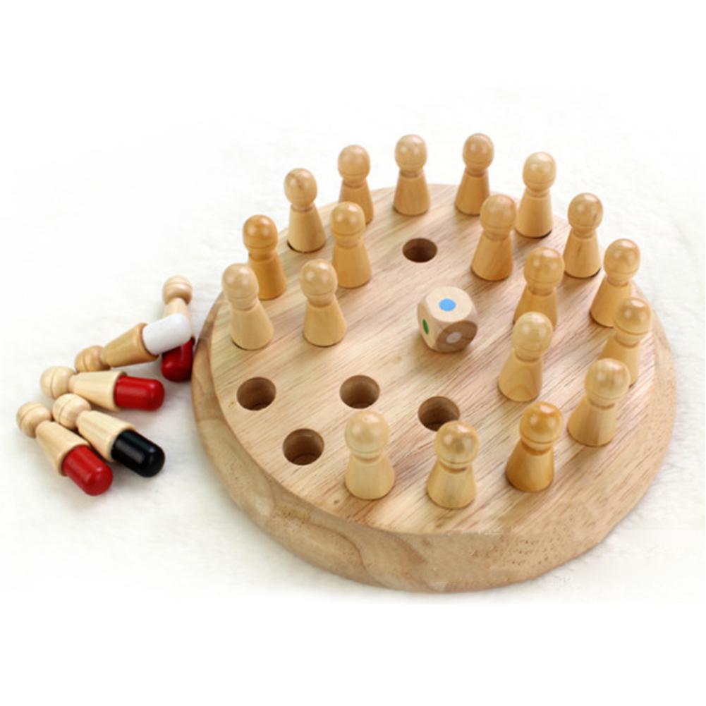 Memory Chess Memory Game Wooden Children Early Educational Toys Board Games