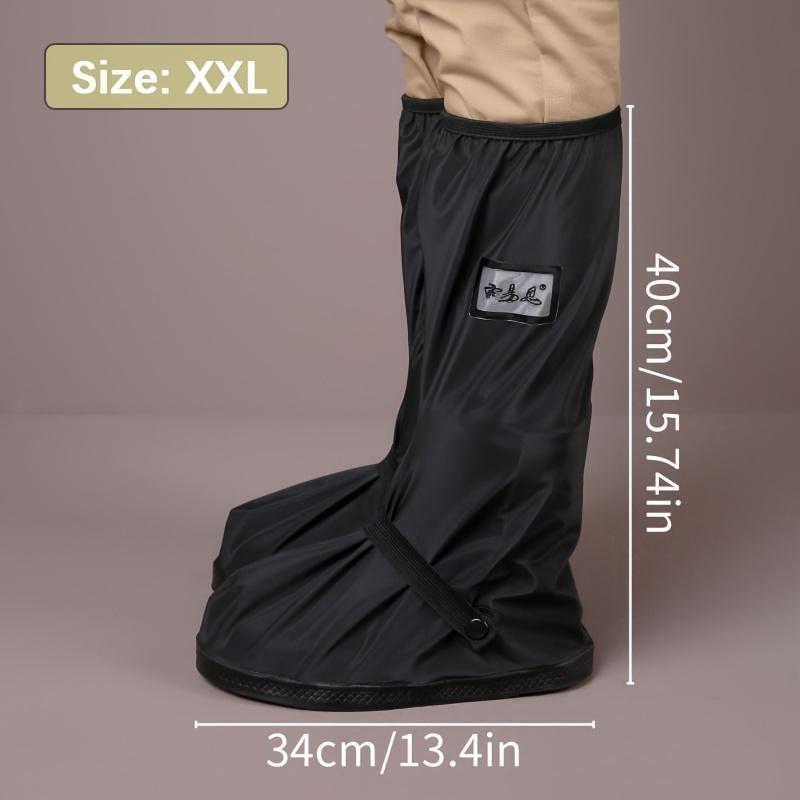 1 Pair Bicycle Shoes Protectors Motorcycle Scooter Dirt Bike Rain Shoes Cover Non-Slip Boot Covers Unisex For Rainy Snowy Day