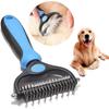 Stainless Pet Deshedding Brush Dog Hair Remover A Pet Double-sided Knot  Comb Dog Comb Cat Grooming Shedding Supplies Tools