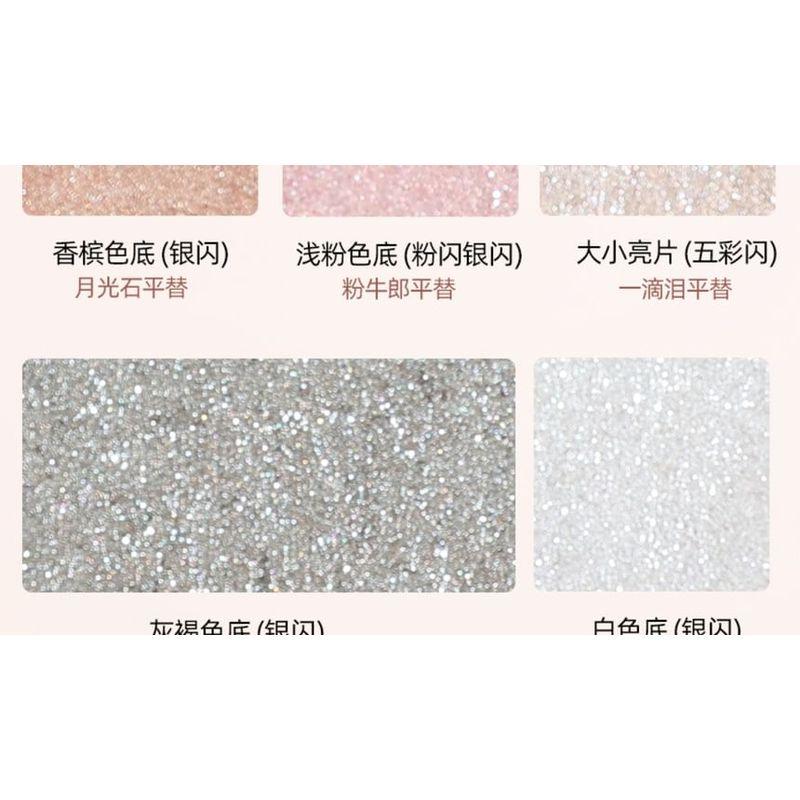 GELLA'S - Палитра теней для век Glaze Dream, 5 цветов - F01