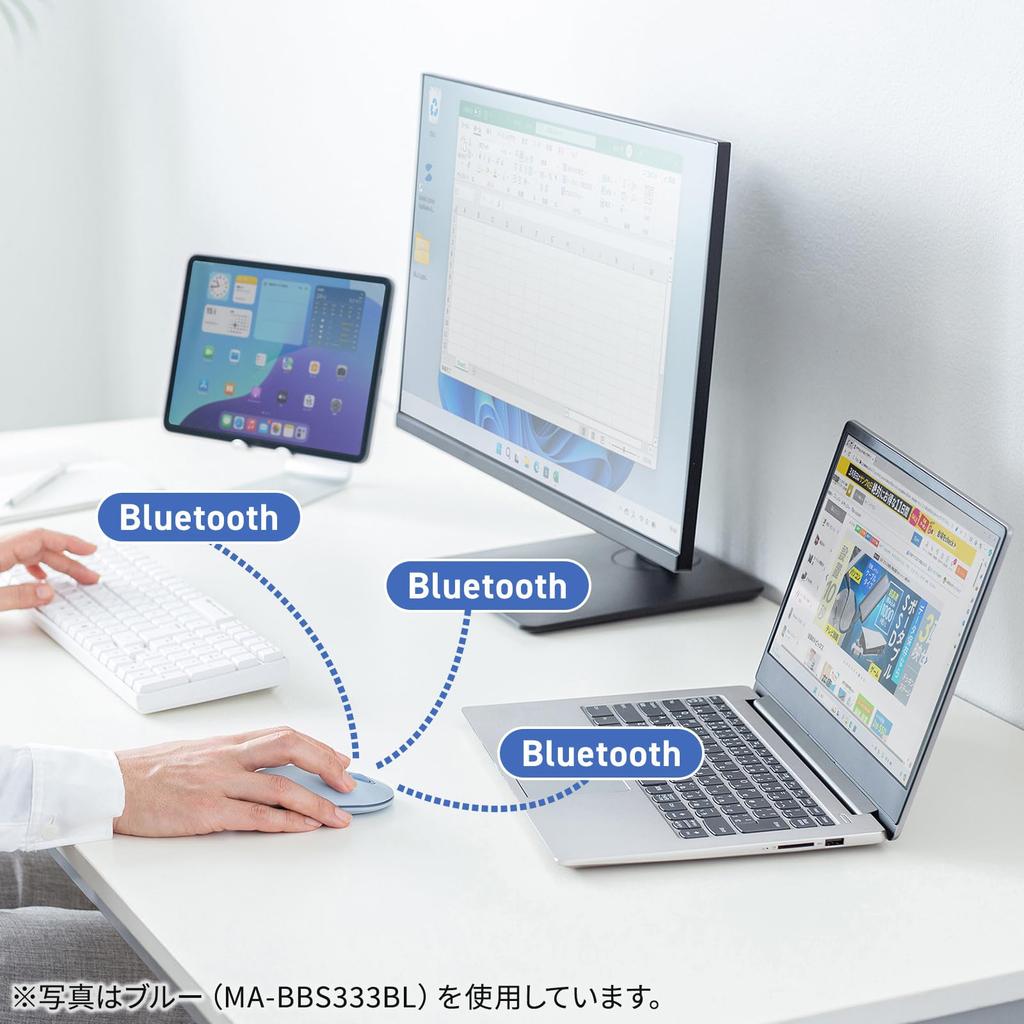 Sanwa Supply Silent Bluetooth Mouse MA-BBS333G