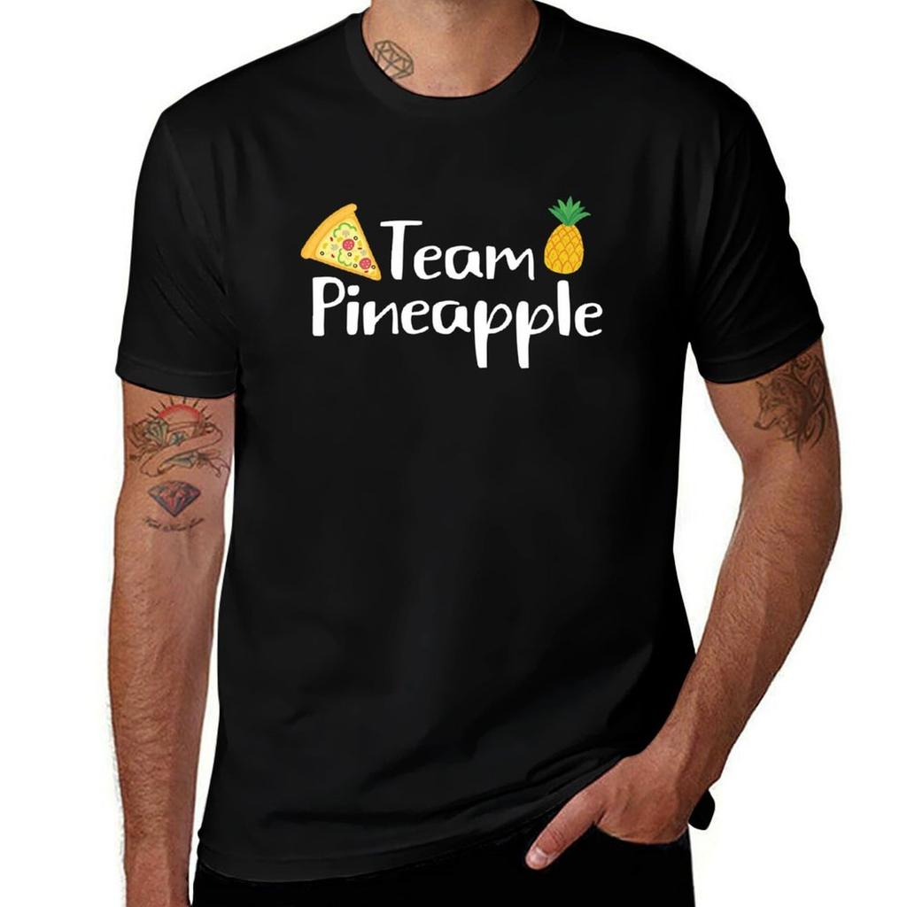 Team Pineapple Pizza T-Shirt Blouse graphic shirts graphic t shirts new edition slim fit t shirts for men