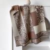 Autumn and winter new leopard print women's imitation cashmere fashion versatile high-end soft breathable comfortable warm scarf shawl