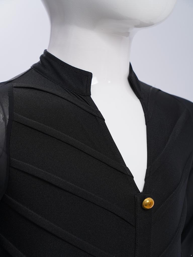 Боди для латиноамериканских танцев для мальчиков, с длинным рукавом, воротником-стойкой, леотард, костюм для сцены, соревнований