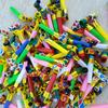 15/35/65pcs Party Blower Colorful Whistles Cheer Generator Atmosphere Creating Supplies Festival Birthday Celebration XJM