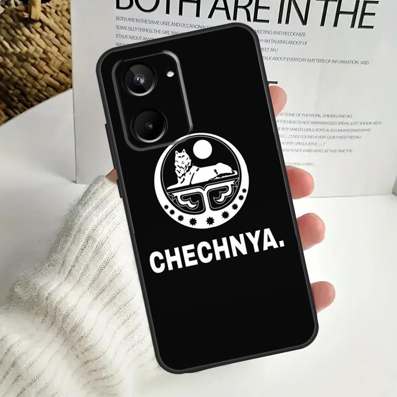 Флаг Чечни Чеченский Волк Чехол Для Realme 9 10 11 12 Pro Plus GT5 GT Neo5 C21Y C25s C30 C31 C33 C35 C51 C53 C55 C67