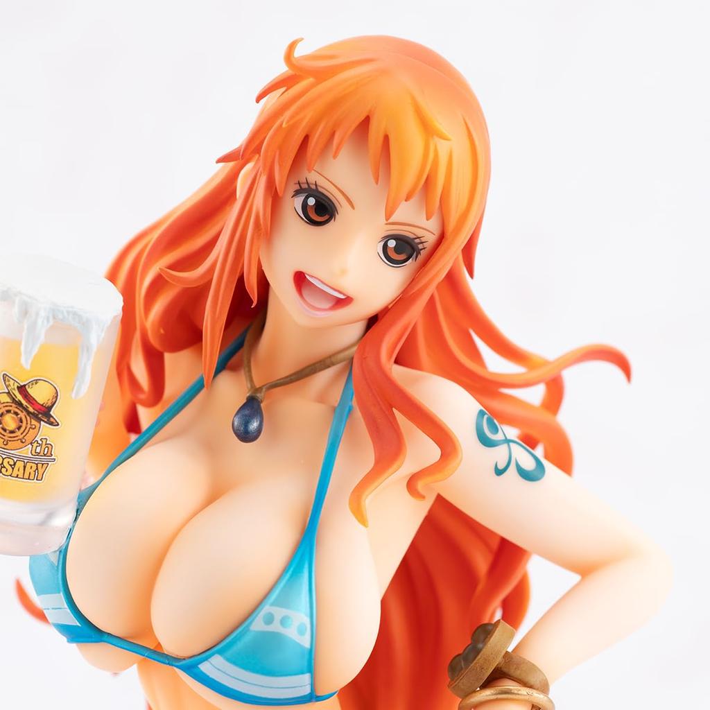 MegaHouse One Piece LIMITED EDITION Nami 20th Anniversary Painted Complete Figure Portrait.Of.Pirates Ver.BB_SP