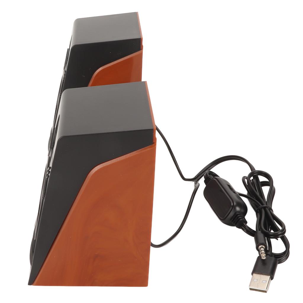 Колонки для ПК HiFi Bass Регулируемая громкость Plug and Play Настольные колонки для телевизоров Компьютеры Ноутбуки