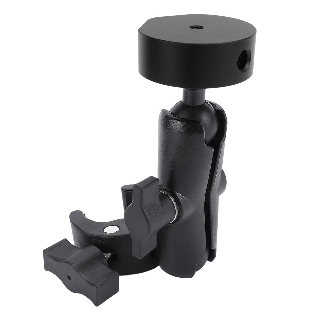 Крепление лестницы для автодома Мини АБС Алюминиевый сплав Многофункциональное регулируемое крепление-зажим для столба Автодом Прицеп Яхта Черный